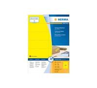 herma etiquette universelle special, 105 x 42,3 mm, jaune noir