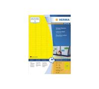 herma herma etiquette universelle special, 25,4 x 10 mm, jaune noir G