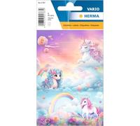 HERMA Étiquettes autocollantes pour livre - Motif licorne - Pour enfant - Avec motif licorne - Étiquettes nominatives autocollantes pour école, livre, cahier d'école, bouteille d'eau