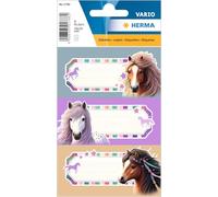 HERMA Étiquettes autocollantes pour livres - Pour chevaux - Avec motif cheval - Pour l'école, le livre, le cahier scolaire, la bouteille d'eau