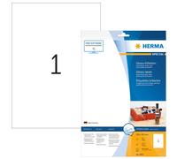 Herma 8895 Étiquettes jet d'encre brillantes 210 x 297 A4 10 pièces Blanc