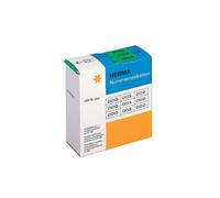 Herma Étiquettes de numérotation 0-999 10 x 22 mm triples écriture noire sur papier vert