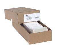 Computer labels - Papier - mat - auto-adhésif permanent - perforé - blanc - 68.58 x 35.7 mm 4000 étiquette(s) étiquettes de pliage continu