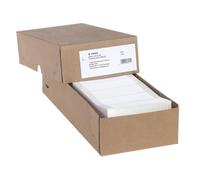 Computer labels - Papier - mat - auto-adhésif permanent - perforé - blanc - 88.9 x 35.7 mm 4000 étiquette(s) étiquettes de pliage continu