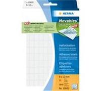 HERMA - Étiquettes "Movables" 20 x 50 mm, manuelle, blanc, sur 32 feuilles Blanc G