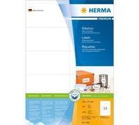 HERMA Étiquettes permanentes PREMIUM A4 105x57 mm 100 Feuilles 443773
