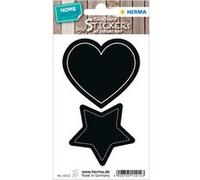 HERMA Etiquettes pour tableau HOME feeling 'coeur & étoile' G
