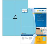 HERMA Étiquettes universelles SPECIAL 105 x 148 mm bleu 400 étiquettes