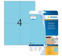 HERMA Étiquettes universelles SPECIAL 105 x 148 mm bleu 80 étiquettes