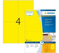 HERMA Étiquettes universelles SPECIAL 105 x 148 mm jaune 400 étiquettes