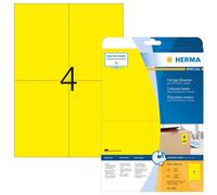 HERMA Étiquettes universelles SPECIAL 105 x 148 mm jaune 80 étiquettes