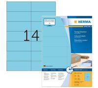 HERMA Étiquettes universelles SPECIAL 105 x 42,3 mm bleu 1 400 étiquettes