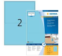 HERMA Étiquettes universelles SPECIAL 199,6 x 143,5 mm bleu 200 étiquettes