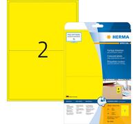 HERMA Étiquettes universelles SPECIAL 199,6 x 143,5 mm jaune 40 étiquettes
