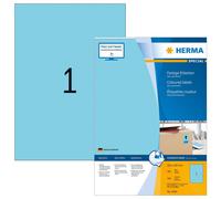 HERMA Étiquettes universelles SPECIAL 210 x 297 mm bleu 100 étiquettes