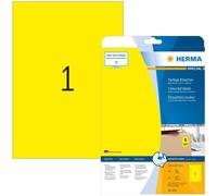 HERMA Étiquettes universelles SPECIAL 210 x 297 mm jaune 20 étiquettes