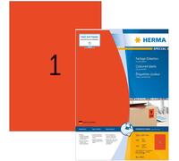 HERMA Étiquettes universelles SPECIAL 210 x 297 mm rouge 100 étiquettes