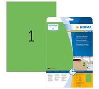 HERMA Étiquettes universelles SPECIAL 210 x 297 mm vert 20 étiquettes