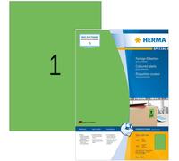 HERMA Étiquettes universelles SPECIAL 210 x 297 mm vertes 100 étiquettes