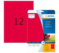 HERMA Étiquettes universelles SPECIAL rond 60 mm rouge fluo 240 étiquettes