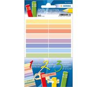 Herma Etui 60 Étiquettes Pour Crayons Home 40 X 46 Mm Couleurs Assorties