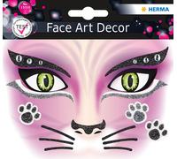 HERMA Face Art Autocollants visages "Pink Cat