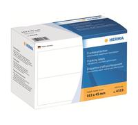 HERMA Franking labels - Papier - auto-adhésif - blanc - 163 x 45 mm 1000 étiquette(s) (500 feuille(s) x 2) étiquettes