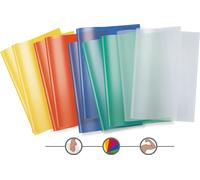 HERMA Heftschoner 10er Set A4 transparent (5 Farben)