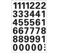 Herma - Herma 4164 15 mm ETICTIONS -Numéros 0-9 noir | Soufflez une feuille 1 | 10 pièces