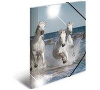 Herma herma chemise à élastiques "chevaux" , pp glossy, a4 noir G