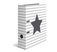 Herma Herma Classeur À Motif "Stars", Pointillés En Blanc, A4 Noir Noir Noir 201661