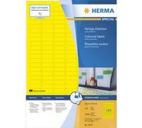 herma herma etiquette universelle special, 25,4 x 10 mm, jaune noir