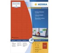 herma herma etiquette universelle special, 25,4 x 10 mm, rouge noir Rouge G