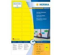 herma herma etiquette universelle special, 45,7 x 21,2 mm, jaune noir G