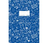Herma Herma Protège-Cahier "Schoolydoo", Format A4, En Pp, Bleu Noir