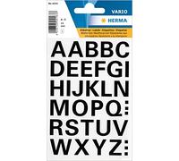 HERMA Letters 15 mm A-Z Weatherproof Film Black 1 Sheet