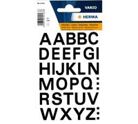 HERMA Lettres de A à Z en film noir de 15 mm de haut
