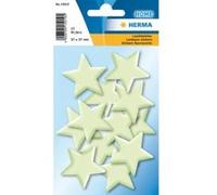 Herma Autocollants étoiles fluorescentes – Lot de 12
