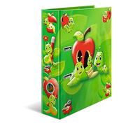 HERMA Lot de 10 classeurs A4, vert pomme, 7 cm de large, avec motif de maternelle, classeurs colorés avec impression intérieure, pour garçons, filles et enfants