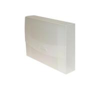 HERMA - Lot de 10 - Jaquette pour livres Rex, (H)290 x (L)540 mm, transparent bordure rouge