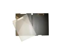 HERMA - Lot de 10 - Jaquette pour livres Rex, (H)330 x (L)540 mm, transparent bordure rouge