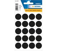 HERMA - Lot de 100 étiquettes universelles diamètre 19 mm noir