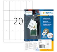 HERMA Lot de 2000 étiquettes imprimables par feuille A4, 100 feuilles, 42 x 70 mm, 2000 étiquettes de prix rectangulaires vierges pour bijoux pour imprimante laser et jet d'encre, blanc
