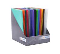 HERMA Lot de 48 chemises à élastiques en plastique translucide avec élastique et rabat intérieur pour enfants, garçons et filles