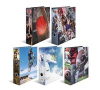 Herma Classeur à levier A4 – Lot de 5, dos 70 mm, motif sport, finition brillante
