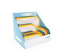 HERMA Lot de 50 porte-documents avec fermeture éclair, pochette étanche à fermeture éclair, en plastique avec fermeture éclair, semi-transparent, 5 tailles différentes
