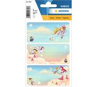 HERMA Lot de 6 étiquettes autocollantes lignées pour livre de danse de fée - 76 x 35 mm - Pour l'école, les enfants, les filles, les garçons - Multicolore