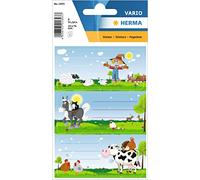 HERMA Lot de 9 étiquettes autocollantes pour livre - 76 x 35 mm - Pour l'école, les enfants, les filles, les garçons - Multicolore