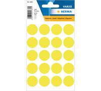 HERMA Luminous Yellow Dot Stickers, 100 Labels, Ø 19 mm, 20 per Sheet, Self-Adhe