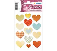 Herma MAGIC autocollants Golden Heart, gaufrage or